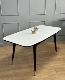 Стол Kenner 1300K раздвижной, стекло глянец