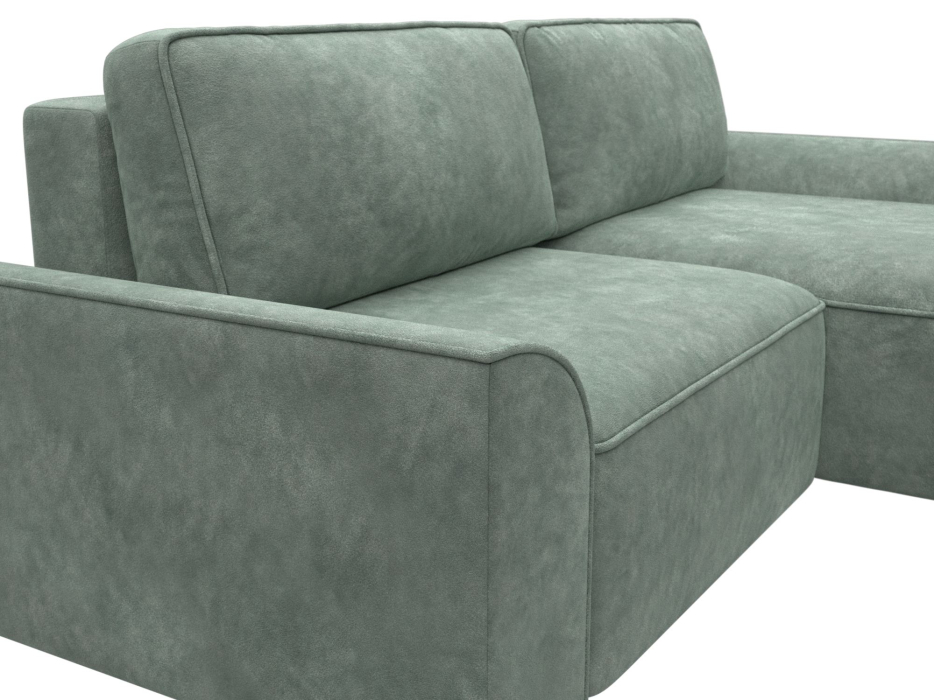 Диваны угловые в гостиную, Диван угловой Лига-048 НПБ, велюр BRUT