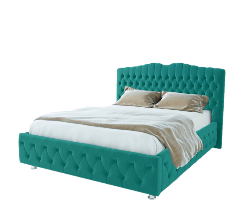 Мягкая кровать, Кровать Нягань с подъемным механизмом 2000*2000 велюр