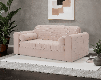 Диван аккордеон Барон №5 НПБ 140х200 Микровелюр