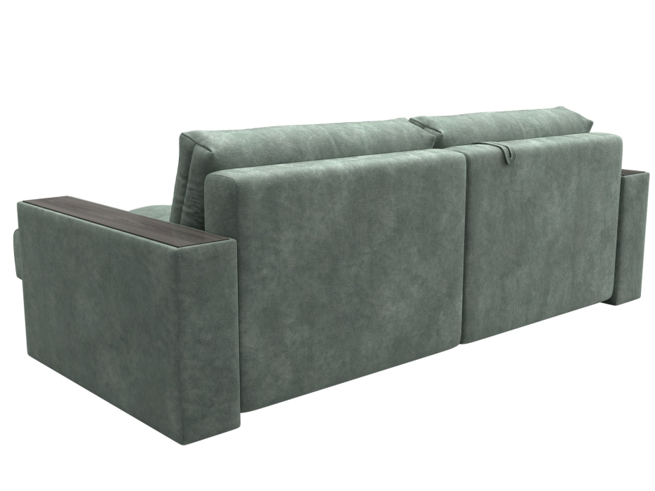 Дизайнерские диваны для гостиной, Диван угловой с декором Лига-049 НПБ, велюр BRUT