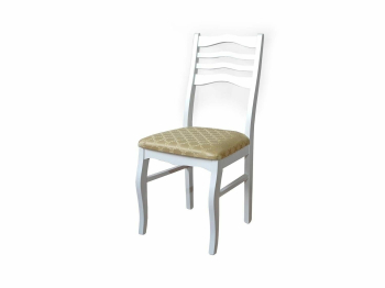 Стул С-1 / Тон 304 Белый /  Андрис Бежевый Соты ( Комплект 2 шт. )