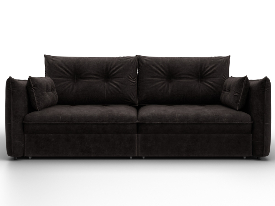 Диваны еврокнижки, Диван прямой Лига-100 НПБ, велюр BRUT