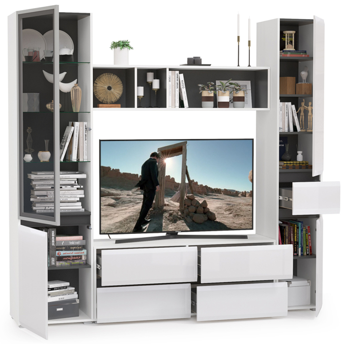 Стенки для гостиной, Стенка для гостиной Сидней Комплектация № 23