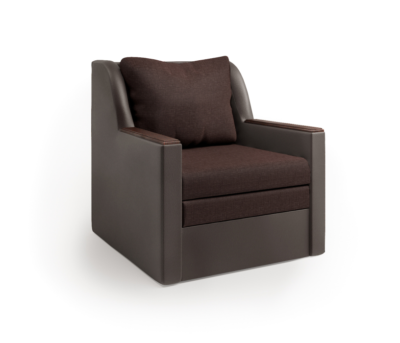 Кресла-кровати, Кресло-кровать Соло, экокожа/ рогожка