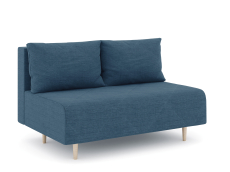 Дизайнерские диваны для гостиной, Диван прямой нераскладной Милли мини 2-х  местный без подлокотников, рогожка Люкс