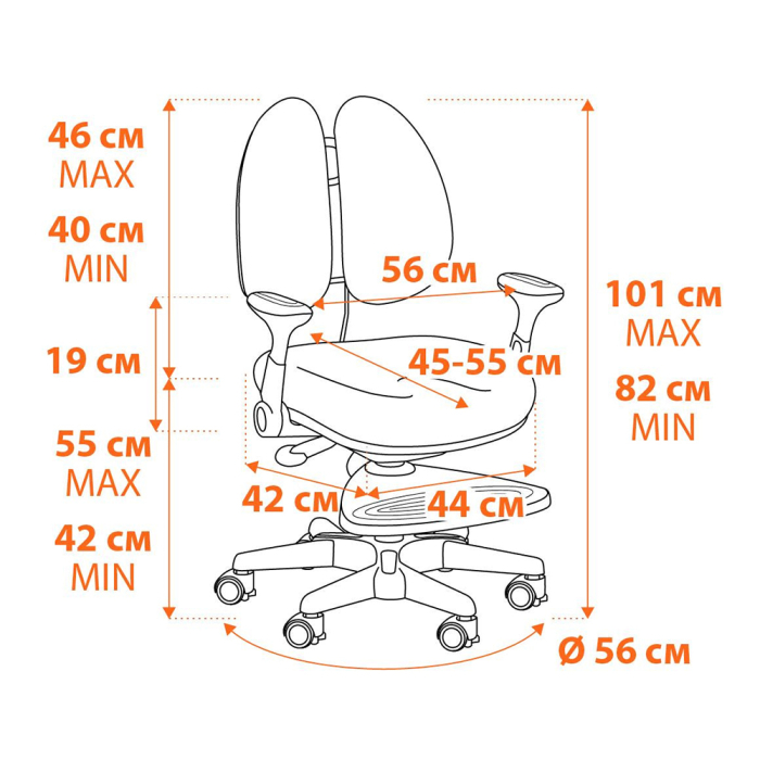 Детские компьютерные кресла, Кресло MIRACLE, салатовый