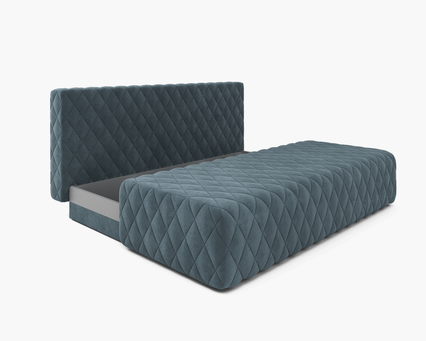 Диваны еврокнижки, Диван прямой еврокнижка Роял (Велюр)