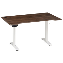 Компьютерный стол Маркос с механизмом подъема 140х80х75, белый