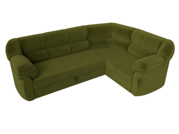 Диван угловой Карнелла правый угол, микровельвет