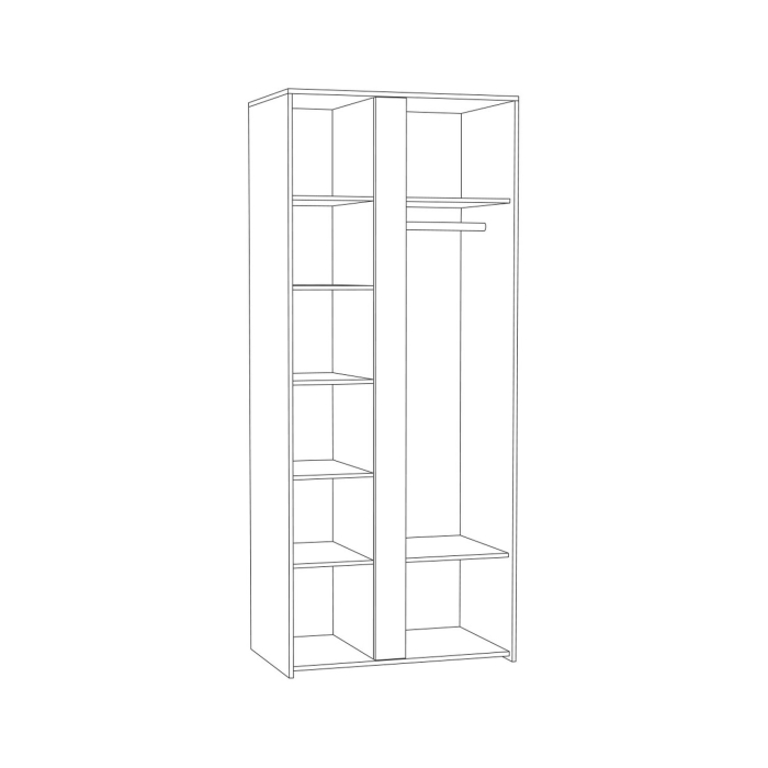 Для одежды, Шкаф Трувор 13.204-01