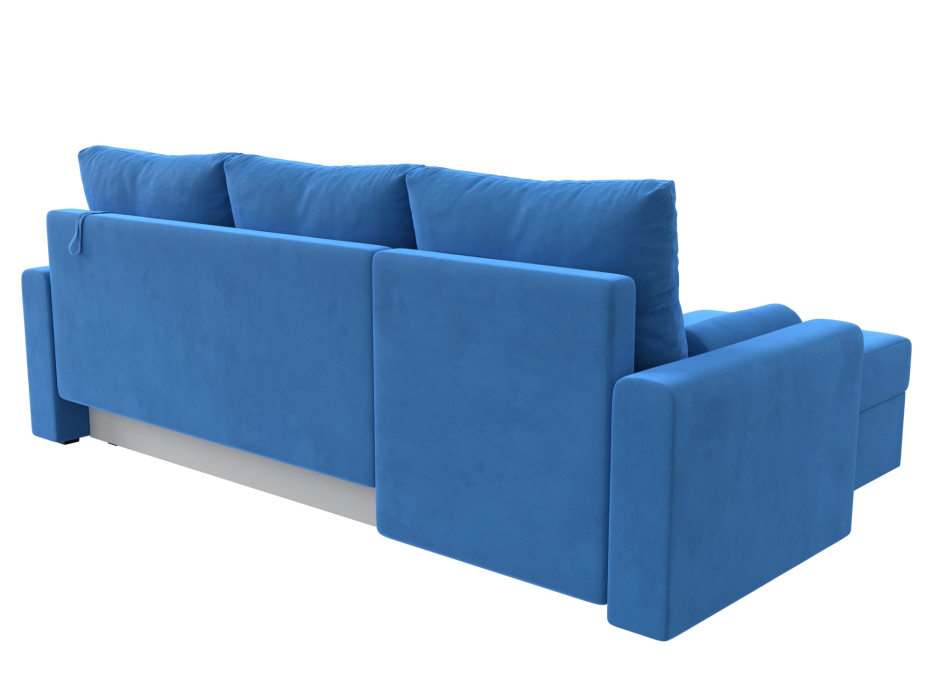 Диваны угловые в гостиную, Диван угловой Верона Лайт левый угол, велюр