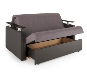 Диван-кровать Шарм 120, рогожка/экокожа