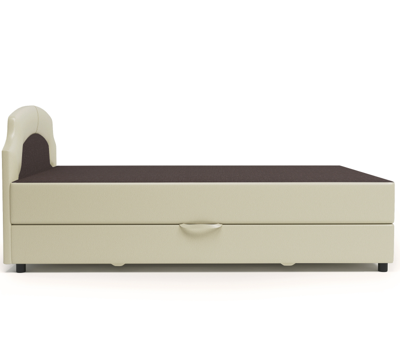 Кровати 120 см, Кровать тахта Шарм 120 с подъемным механизмом, рогожка/экокожа