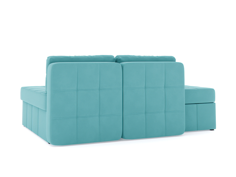 Диваны угловые в гостиную, Диван-кровать угловой Оливер Люкс еврокнижка-трансформер, велюр