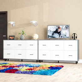 Два комода-тумбы с ящиками и на ножках РВК 127-1504