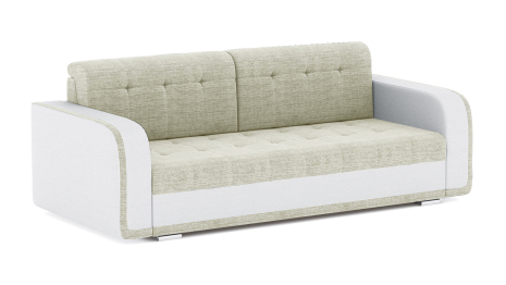 Диван-кровать Генри еврокнижка, рогожка+кож.зам