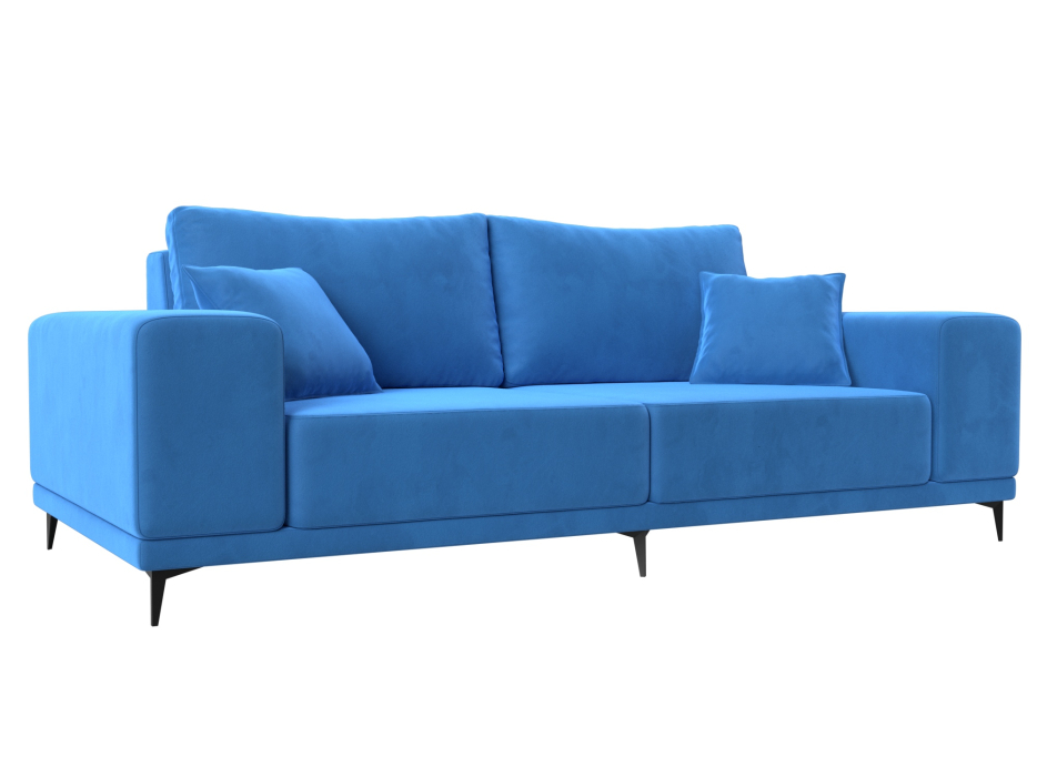 Диваны кровати со спальным местом, Прямой диван Льюес, велюр