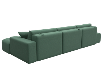 Диван угловой Лига-036 НПБ Модерн Лонг правый угол, рогожка Амур