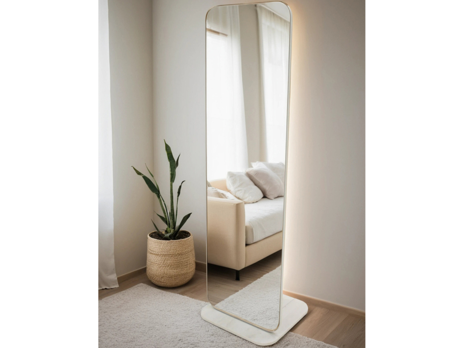 Зеркала в спальню, Зеркало напольное Мебелик Стелла 4 163,5 х 50