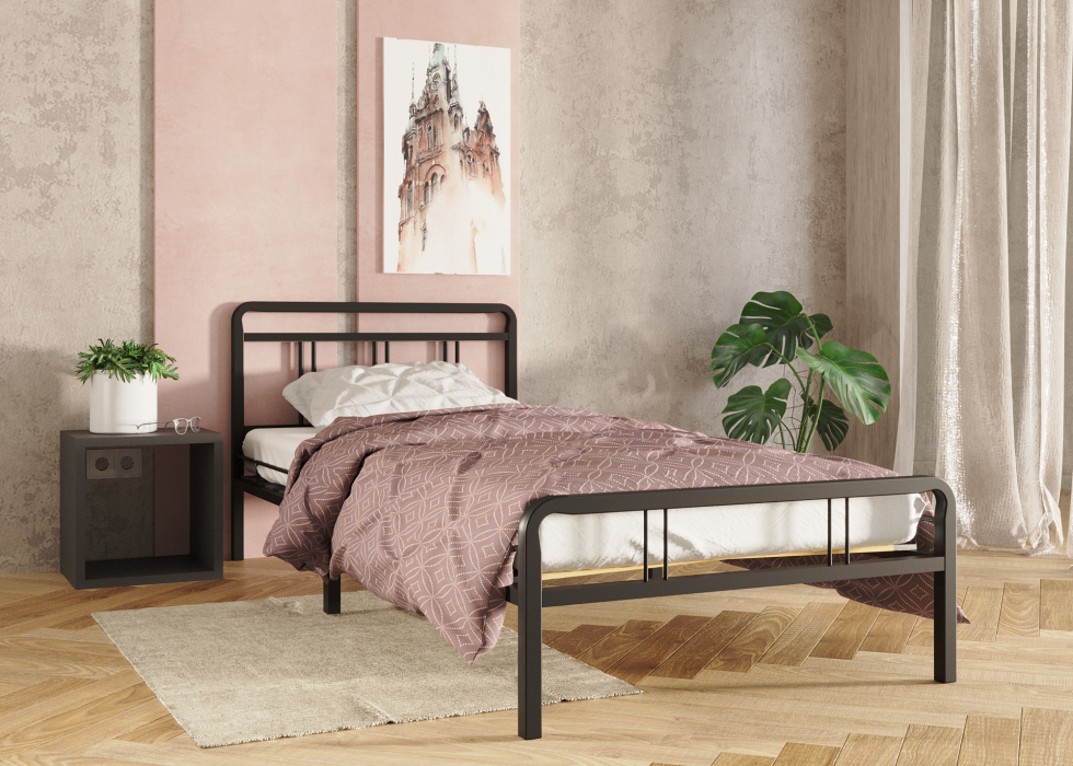 Кровати 90 см, Кровать КМД 8 Леон 90*200