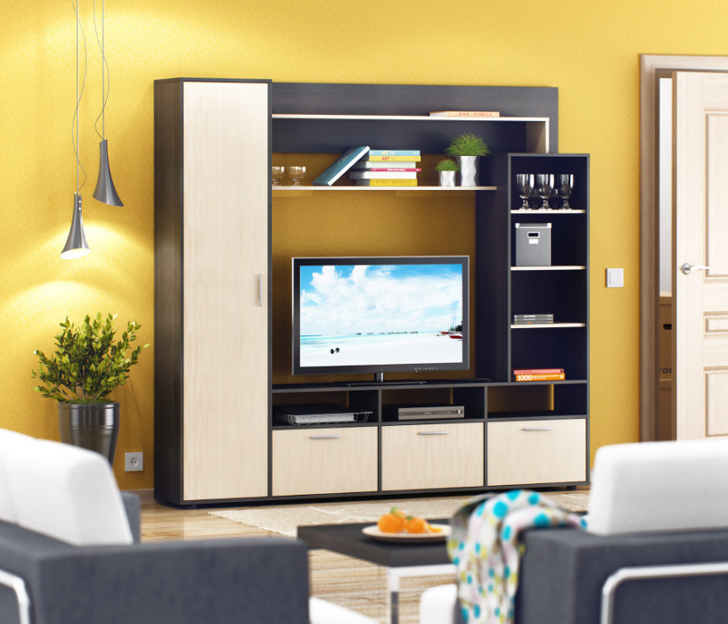 Стенки для гостиной, Интер СБ-2307 Стенка