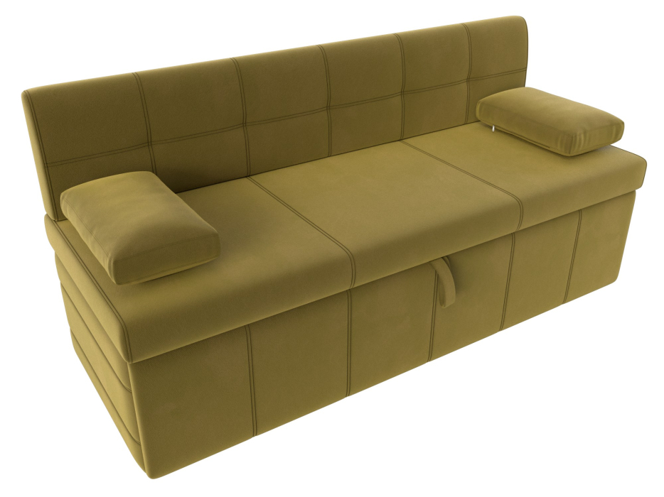 Диваны прямые кухонные, Кухонный прямой диван Лео, микровельвет