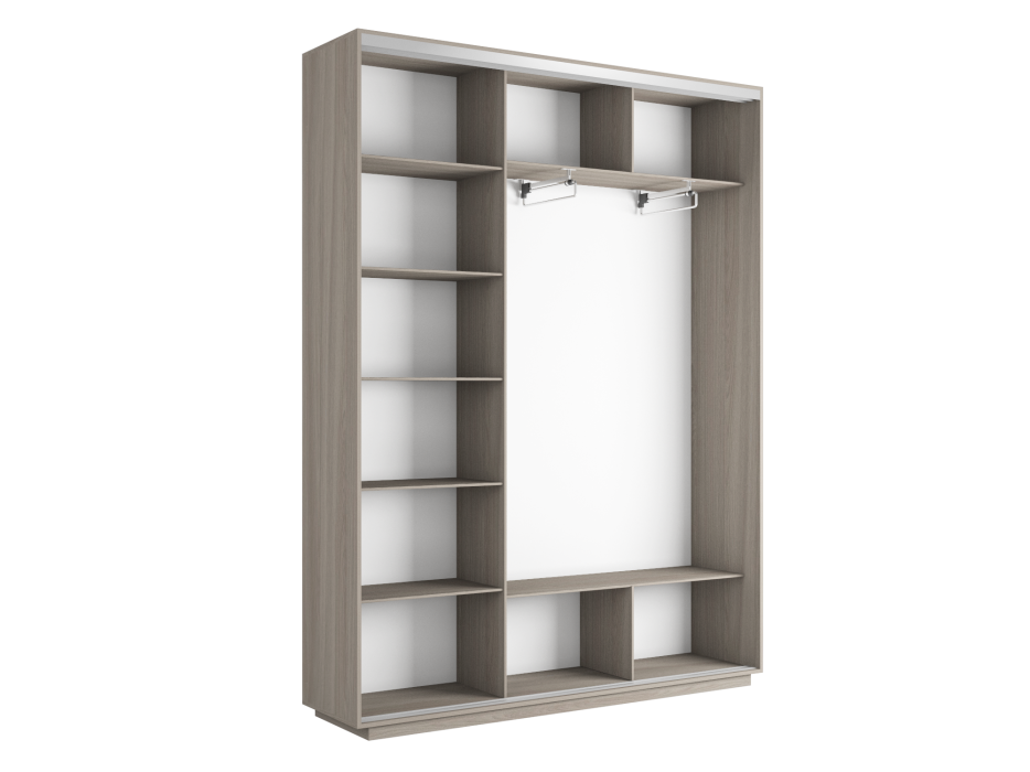 Шкафы-купе 3-х дверные, Шкаф-купе Экспресс Элемент трио 2400 x 2400 x 450