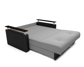 Диван прямой аккордеон Шарк 120 см (Рогожка + экокожа)