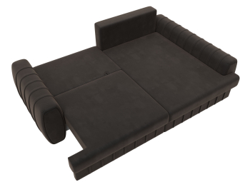 Диван угловой Лига-057 НПБ угол правый, велюр SEVEN