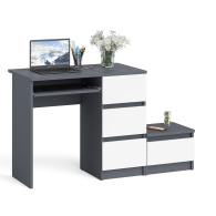 Прямые компьютерные столы, Стол компьютерный Мори МС-6 правое исполнение с тумбочкой 400-1