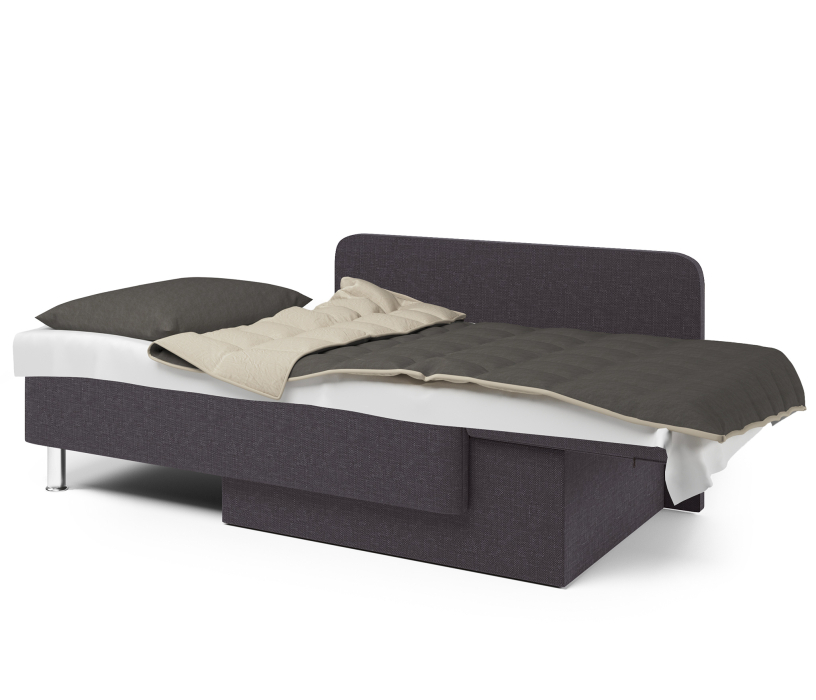 Диваны прямые кухонные, Кушетка Леон правый, рогожка