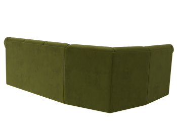 Диван угловой Карнелла левый угол, микровельвет