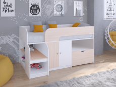 Кровати-чердаки, Кровать-чердак Астра 9 V4 Белый