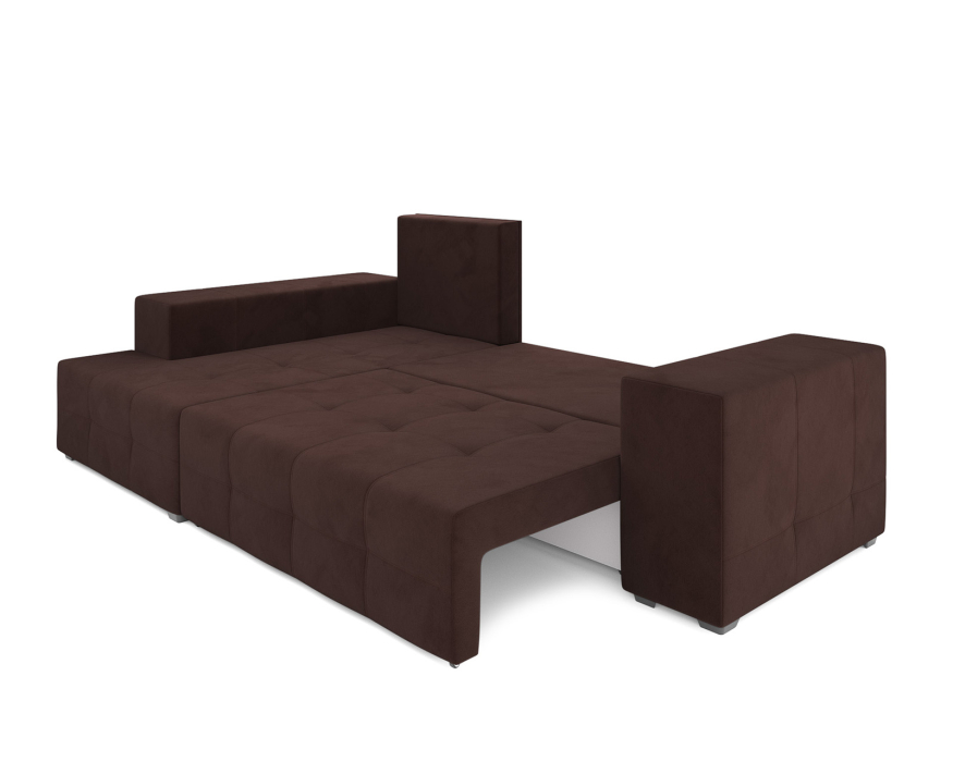 Диваны угловые в гостиную, Диван угловой Монреаль Левый угол (Велюр)