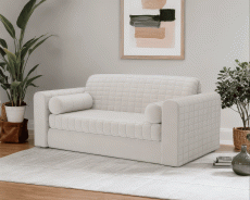 Диваны с ящиком для белья, Диван аккордеон Барон №5 ППУ 120х200 Бархат