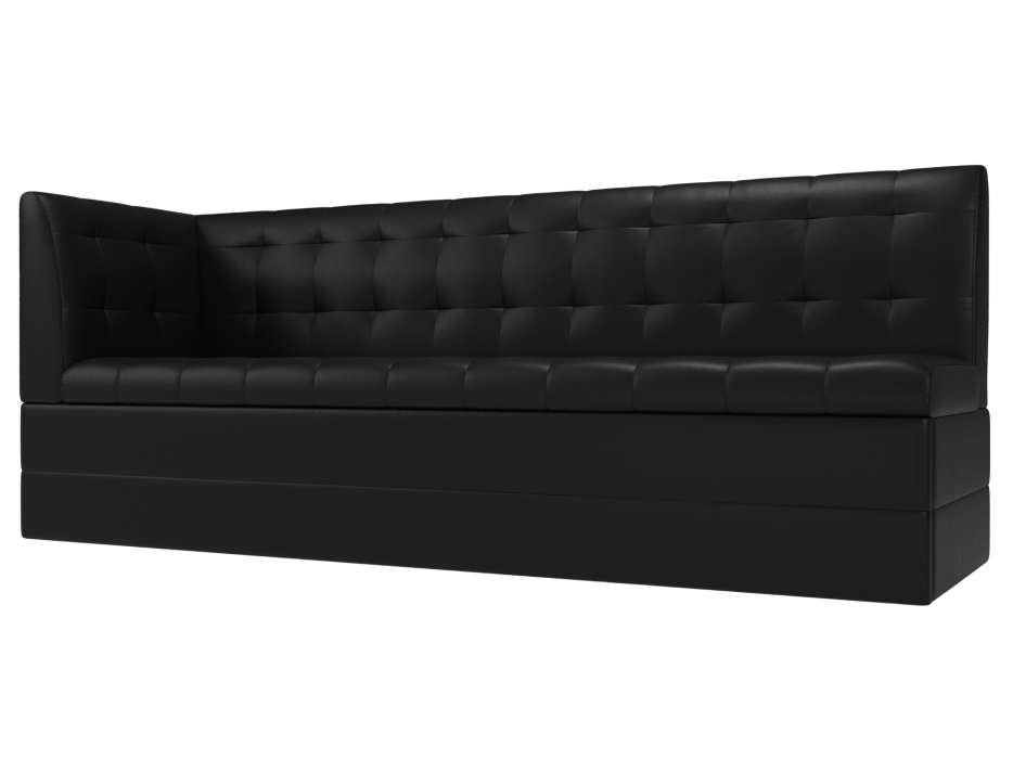 Диваны угловые кухонные, Кухонный диван Бриз с углом слева, экокожа