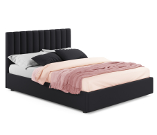 Двуспальные, Мягкая кровать Olivia 1600 ортопедическая с матрасом PROMO