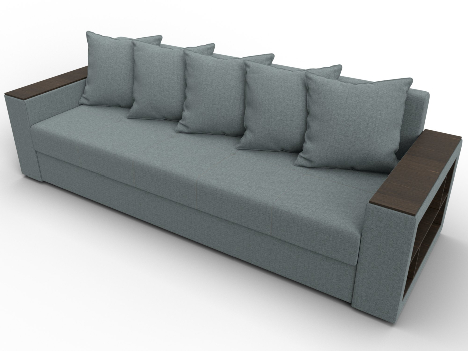 Диваны кровати со спальным местом, Диван прямой Дубай Лайт, рогожка Амур