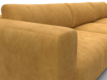 Диван угловой Лига-066 НПБ Лонг угол правый, велюр BRUT