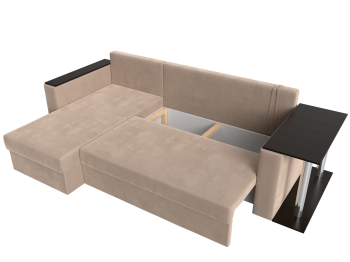 Угловой диван Атланта левый угол, велюр