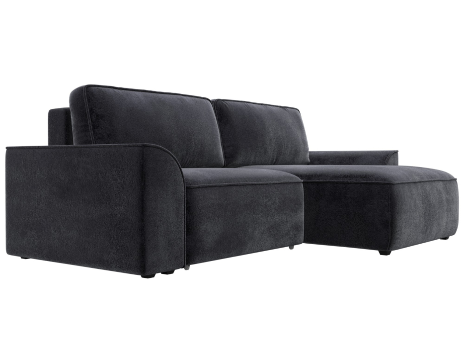 Диваны угловые в гостиную, Диван угловой Лига-048 НПБ, велюр TOWER