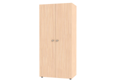 Для одежды, ШКАФ ДВУХСТВОРЧАТЫЙ GК 900 Дуб Молочный