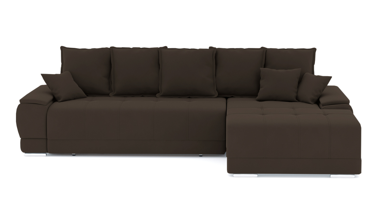 Диваны угловые в гостиную, Диван-кровать угловой Нордвикс ПБ, велюр