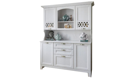 Буфет Милано (Белый/Белый)