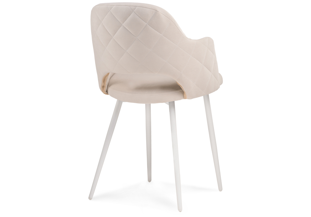 Стулья, Стул Гутрид прошивка ромбы сзади (Белый)