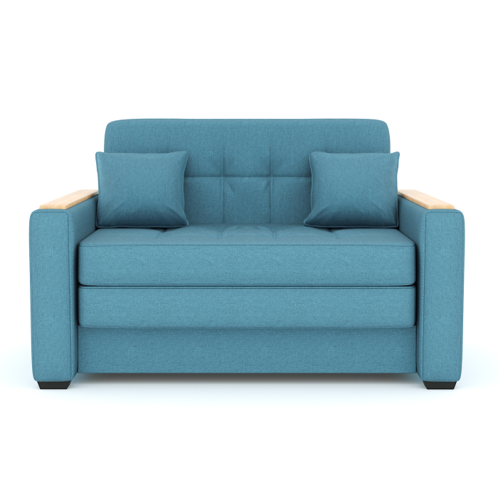 Диваны с ящиком для белья, Диван- кровать Этро Вуд, рогожка, 130