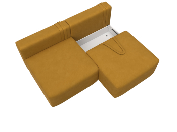 Диван прямой модульный Лига-060 НПБ, велюр BRUT