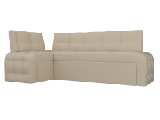 Диваны угловые кухонные, Кухонный угловой диван Люксор левый угол, экокожа