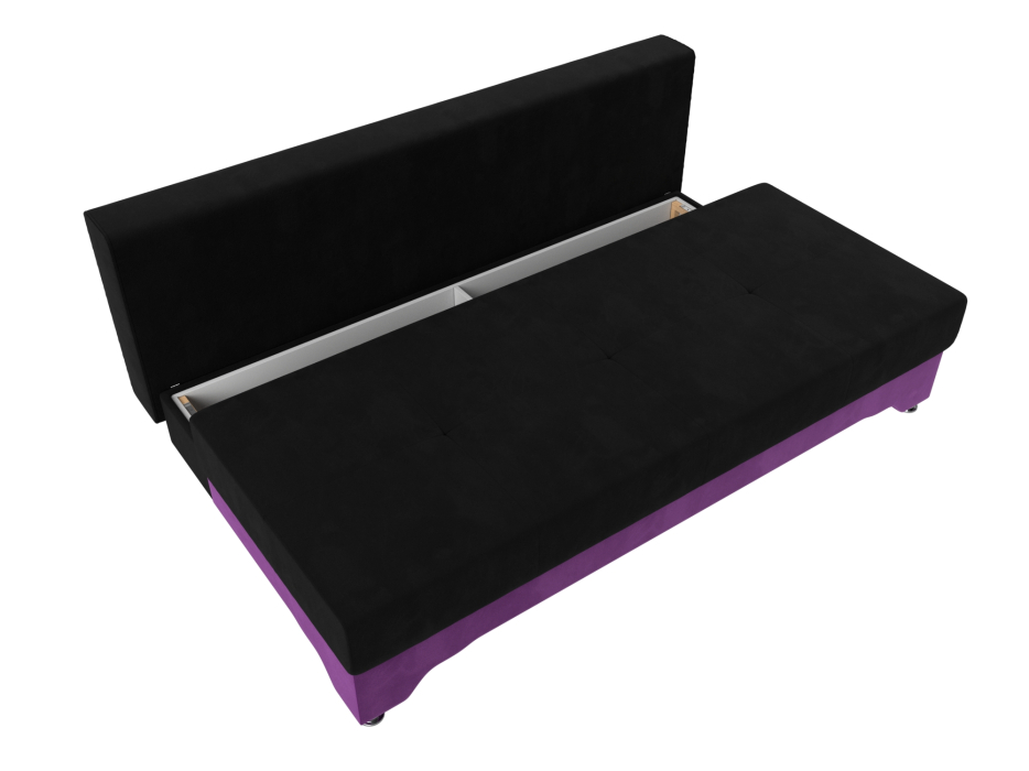 Диваны еврокнижки, Диван прямой Ник-2, микровельвет